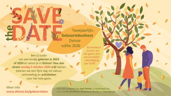 Save the date geboortebos (vergroot foto)
