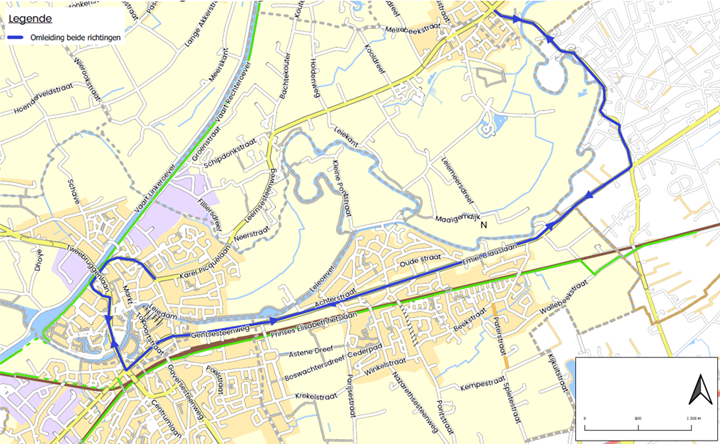 Leernsesteenweg omleiding