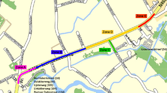 Leernsesteenweg zones