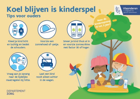 Affiche Koel blijven is kinderspel (vergroot foto)