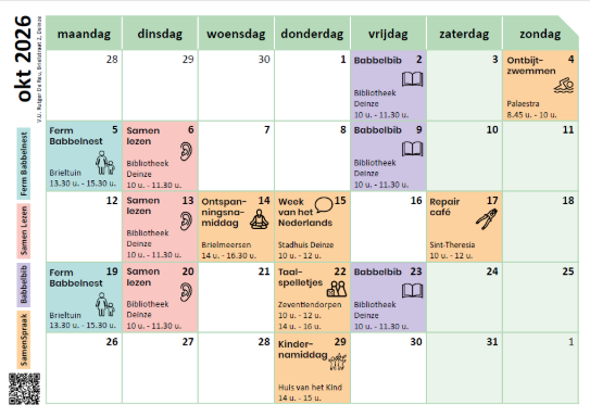 Kalender SamenSpraak oktober 26 (vergroot foto)